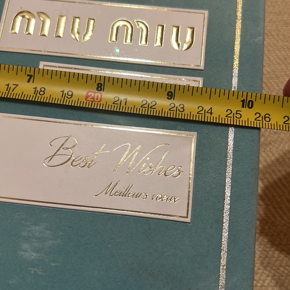 Gorgeous Miu Miu Velvet Empty Box - image 7